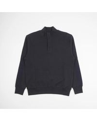 Herno - Truien & Vesten ,Blauw ,Geribbelde Coltrui - Lyst