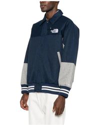 The North Face - Jassen ,Blauw ,Polyester Varsity Down Jacket - Lyst