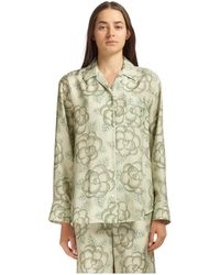 Marni - Overhemden ,Veelkleurig ,Rayon Shirt Met Bloemenprint - Lyst