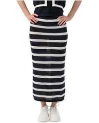 Kocca - Rokken ,Blauw ,Gonna Lunga - Lyst