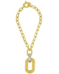 Rabanne - Xl Gliederkette Mit Anhänger - Lyst