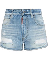 DSquared² - Denim Shorts - Lyst