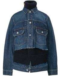Sacai - Denim Jackets - Lyst