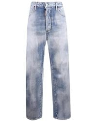 DSquared² - Jeans in denim a vita alta - Lyst