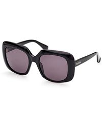 Max Mara - Stilvolle sonnenbrille in schwarz und grau - Lyst