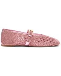 Stuart Weitzman - Schoenen ,Roze ,Leer Leora Mary Jane - Lyst