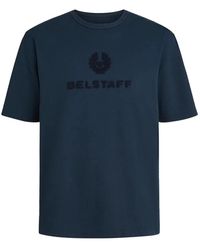 Belstaff - Varsity t-shirt in navy - Lyst