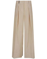 Peserico - Wide Trousers - Lyst