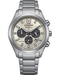 Citizen - Ca4750-51A Super Titanium Chronograaf - Lyst