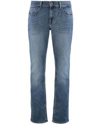 7 For All Mankind - Straight Jeans - Lyst