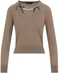 Simone Rocha - Round-Neck Knitwear - Lyst