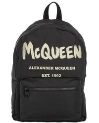 Alexander McQueen - Metropolitan-Rucksack mit Graffiti-Logo - Lyst
