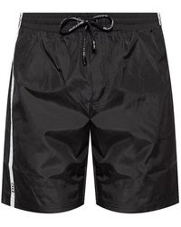Dolce & Gabbana Swim shorts with taping - Noir