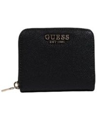 Guess - Accessoires ,Zwart ,Zwarte Damesportemonnee Herfst/Winter Collectie - Lyst