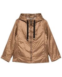 Max Mara - Jassen ,Bruin ,Nylon The Cube Nylon Jacket - Lyst