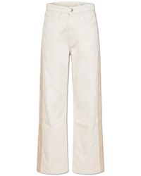 Rag & Bone - Jeans ,Katoen Logan Spliced Wide-Leg Jeans - Lyst