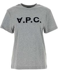 A.P.C. - Tops > t-shirts - Lyst