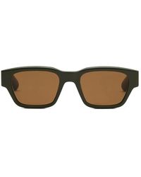 Ami Paris - Sonnenbrille mit quadratischem rahmen und uv-schutz,sonnenbrille mit quadratischem rahmen und grauen gläsern - Lyst