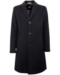 HUGO - Single-Breasted Coats - Lyst