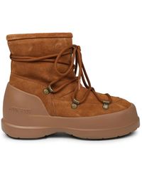 Moon Boot - Schoenen ,Bruin ,Leer Winterlaarzen - Lyst