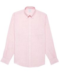 Brooks Brothers - Regular Fit Irish Linen Sport Shirt - Lyst