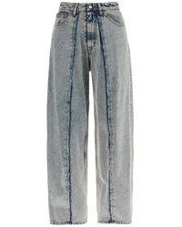 MM6 by Maison Margiela - Loose Fit Jeans - Lyst