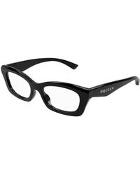 McQueen - Stijlvolle Bril Am0474O Zwart - Lyst