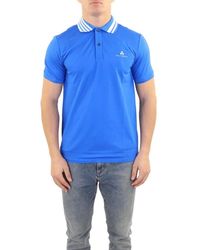 Peuterey - Tops ,Blauw ,Blauwe Polo Shirt Voor - Lyst