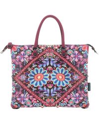 Gabs - Wandelbare Leder Reise Print Tasche - Lyst