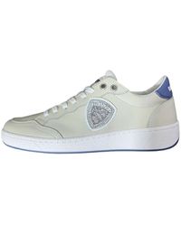 Blauer - Glitter olympia sneakers bianco lilla - Lyst