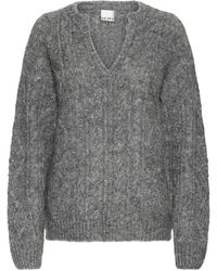 Ichi - V-Neck Strickware - Lyst