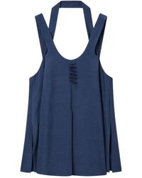 Emporio Armani - Tops ,Blauw T-Shirts En Polo's Blauw - Lyst