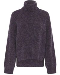 Gestuz - Truien & Vesten ,Paars ,Rifa Turtleneck - Lyst