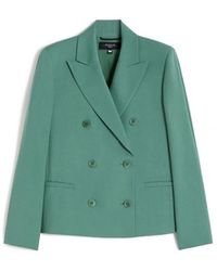 Weekend by Maxmara - Jassen ,Groen ,Katoen Wkdnembi Blazer - Lyst