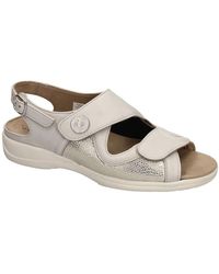 SOLIDUS - Schoenen ,Grijs ,Leer 73500 Lia 500 (H) Sandaal - Lyst