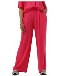 EST'SEVEN - Broeken ,Roze ,Roze Broek Voor Vrouwen - Lyst