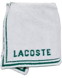 Lacoste - Rokken ,Wit ,Katoen Runway Bouclé Knit Mini Skirt - Lyst