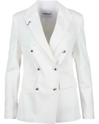 Dondup - Jassen ,Wit ,Katoen Jas - Lyst