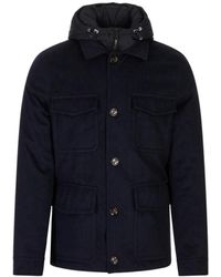 Moorer - Jassen ,Blauw ,Winter Jassen - Lyst