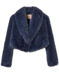 Twinset - Jassen ,Blauw ,Twin-Set Jas - Lyst