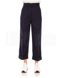 Aspesi - Cropped Trousers - Lyst