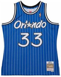 Mitchell & Ness - Fitness ,Blauw ,Grant Hill Nba-Shirt 2004-2005 Blauw - Lyst