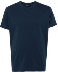 Finamore 1925 - Tops ,Blauw ,Katoen Blauwe Jersey T-Shirts En Polo's - Lyst