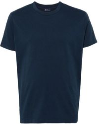 Finamore 1925 - Tops ,Blauw ,Katoen Blauwe Jersey T-Shirts En Polo's - Lyst