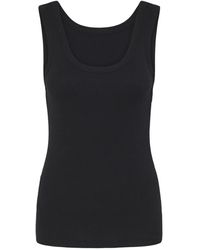 Ball - Tops ,Zwart ,Katoen Zwarte Tank Top & T-Shirts - Lyst