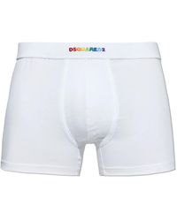 DSquared² - Cotton Boxer Briefs Met Logo - Lyst