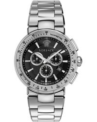 Versace - Mystique sport chronograph edelstahl armbanduhr - Lyst
