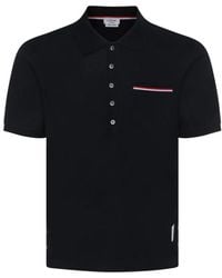 Thom Browne - Contrastbanden Polo - Lyst