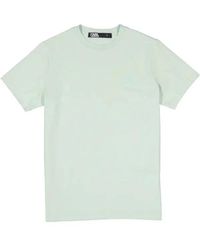 Karl Lagerfeld - T-shirt regular fit verde pallido - Lyst
