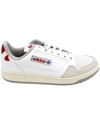 adidas - Leder-Sneaker Mit Wildleder-Einsätzen Gummisohle - Lyst